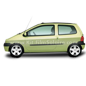 Kit film solaire prédécoupé Renault Twingo (2) 3 portes (2007